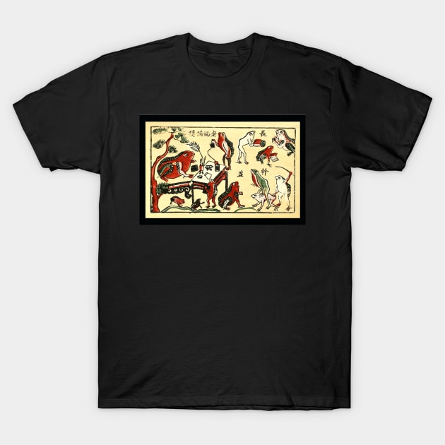 Teacher Toad - Vietnam folk art T-Shirt by SkyisBright